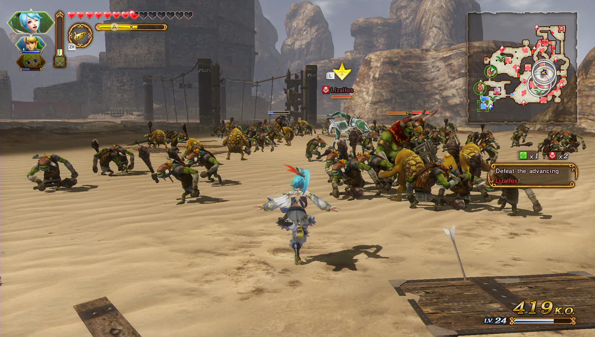 Hyrule Warriors → Hyrule Warriors: Definitive Edition|Hyrule Warriors: Definitive Edition(Nintendo Switch)|ゲーム画面例(資料画像 8)