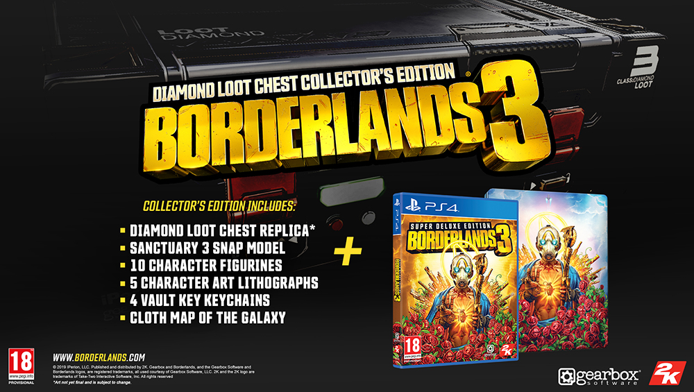 Borderlands 3 Diamond Loot Chest Collector's Edition ...