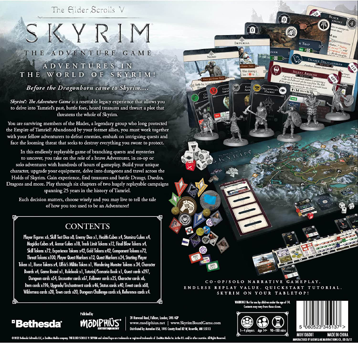 The Elder Scrolls V: Skyrim – The Adventure Game | Board Games | For ...